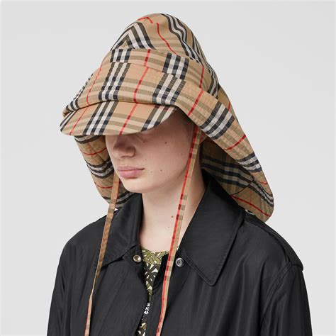 vintage burberry rain hat|authentic burberry hat.